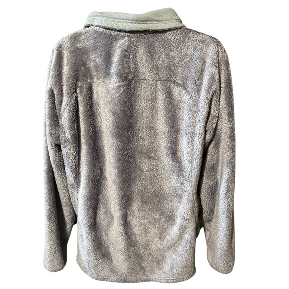 The North Face Light Gray Sherpa Jacket Size Large - Picture 2 of 14